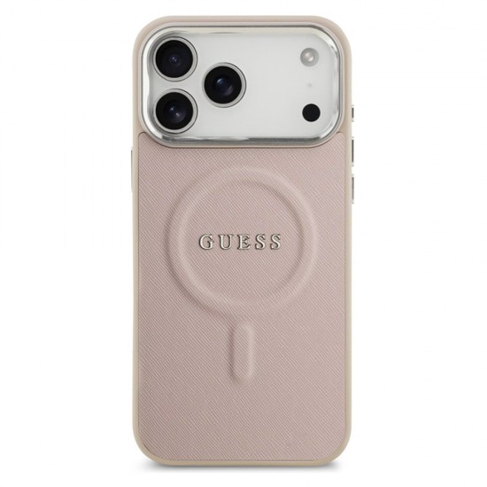 Husa spate pentru iPhone 17 Pro Guess Magsafe - Roz
