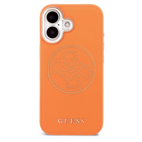 Husa spate pentru iPhone 17 Guess Magsafe - Portocaliu