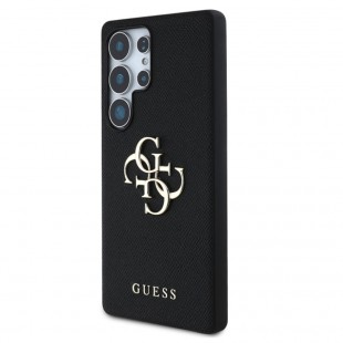 Husa spate pentru Samsung Galaxy S25 Ultra Guess Metal Logo - Negru