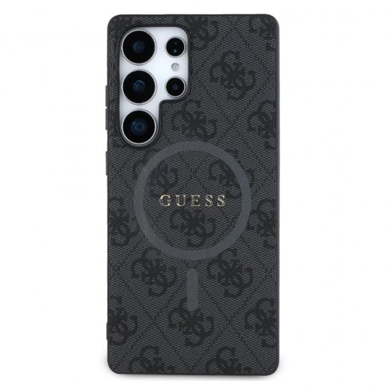Husa spate pentru Samsung Galaxy S25 Ultra Guess Magsafe - Negru