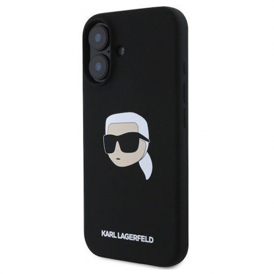 Husa spate pentru iPhone 16 Karl Lagerfeld Magsafe - Negru