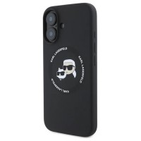 Husa spate pentru iPhone 16 Karl Lagerfeld Magsafe - Negru