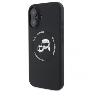 Husa spate pentru iPhone 16 Karl Lagerfeld Magsafe - Negru