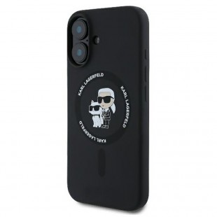 Husa spate pentru iPhone 16 Plus Karl Lagerfeld Magsafe - Negru