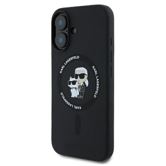 Husa spate pentru iPhone 16 Plus Karl Lagerfeld Magsafe - Negru