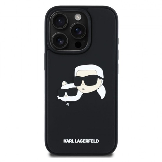 Husa spate pentru iPhone 16 Pro Karl Lagerfeld Magsafe - Negru