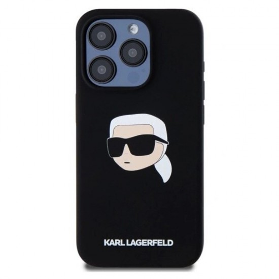 Husa spate pentru iPhone 16 Pro Max Karl Lagerfeld Magsafe - Negru