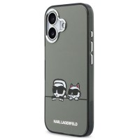 Husa spate pentru iPhone 17 Karl Lagerfeld Magsafe - Gri