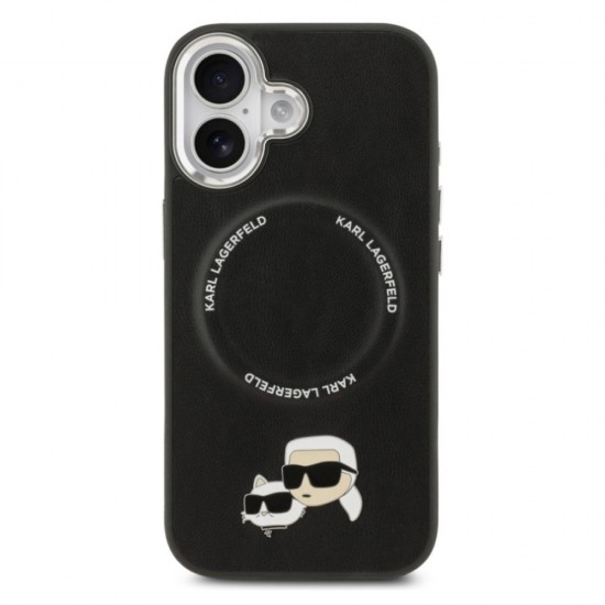 Husa spate pentru iPhone 17 Karl Lagerfeld Magsafe - Negru