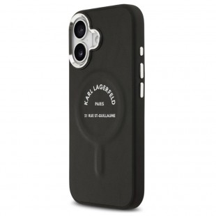 Husa spate pentru iPhone 17 Karl Lagerfeld Magsafe - Negru