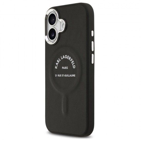 Husa spate pentru iPhone 17 Karl Lagerfeld Magsafe - Negru