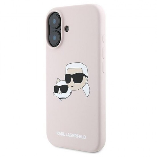 Husa spate pentru iPhone 17 Karl Lagerfeld Magsafe - Roz