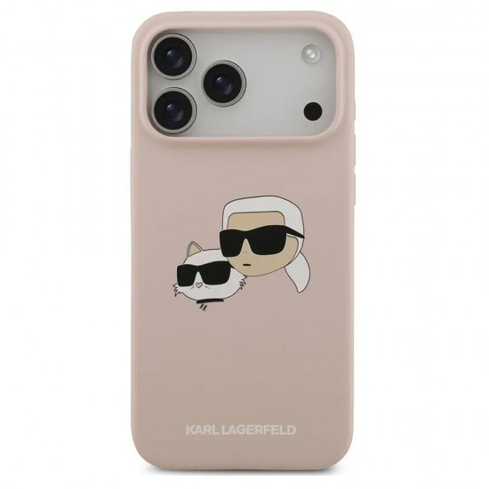 Husa spate pentru iPhone 17 Pro Karl Lagerfeld Magsafe - Roz