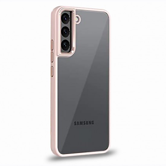 Husa spate Leaf Case pentru Samsung Galaxy S22 Plus - Roz