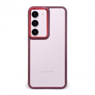 Husa spate pentru Samsung Galaxy S23- Leaf Case Visiniu