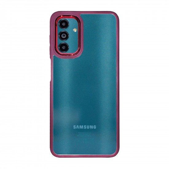Husa spate pentru Samsung Galaxy A13 5G - Leaf Case Visiniu