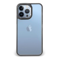 Husa spate pentru iPhone 14 Pro Max - Leaf Case Negru