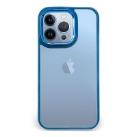 Husa spate pentru iPhone 14 Pro - Leaf Case Albastru