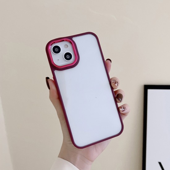 Husa spate pentru iPhone 14 Pro - Leaf Case Rosu