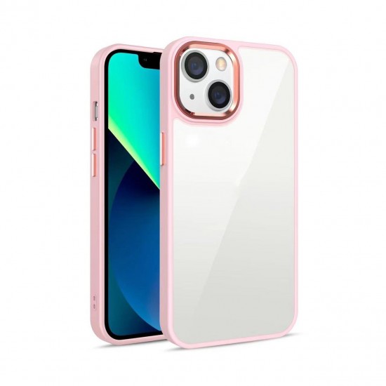Husa spate pentru iPhone 14 Pro - Leaf Case Roz