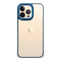 Husa spate pentru iPhone 12 Pro Max - Leaf Case Albastru