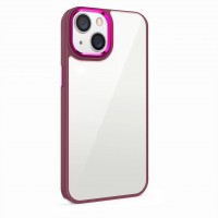 Husa spate pentru iPhone 14 - Leaf Case Rosu