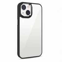 Husa spate pentru iPhone 14 - Leaf Case Negru