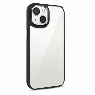 Husa spate pentru iPhone 14 - Leaf Case Negru