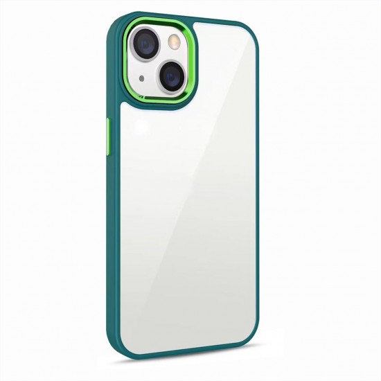 Husa spate Leaf Case pentru iPhone 13 - Verde