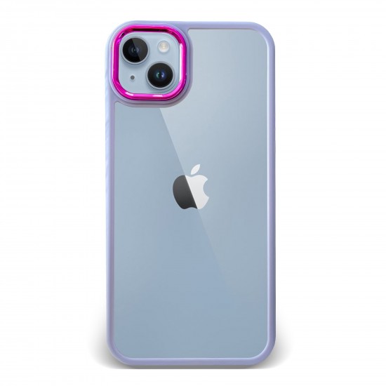 Husa spate pentru iPhone 14 Plus - Leaf Case Mov