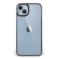Husa spate pentru iPhone 14 Plus - Leaf Case Negru