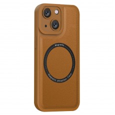 Husa spate MagSafe Case pentru iPhone 14 Plus - Maro