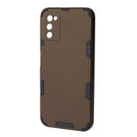 Husa spate pentru Samsung Galaxy A03S - Mantis Case Maro / Negru