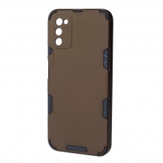 Husa spate Mantis Case pentru Samsung Galaxy A03s - Maro / Negru Husa spate Mantis Case pentru Samsung Galaxy A03s - Maro / Negru