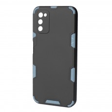 Husa spate Mantis Case pentru Samsung Galaxy A03s - Negru / Bleu Husa spate Mantis Case pentru Samsung Galaxy A03s - Negru / Bleu