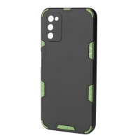Husa spate pentru Samsung Galaxy A02S - Mantis Case Negru / Verde