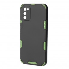 Husa spate Mantis Case pentru Samsung Galaxy A02s - Negru / Verde Husa spate Mantis Case pentru Samsung Galaxy A02s - Negru / Verde