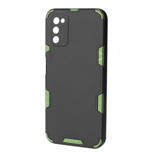 Husa spate pentru Samsung Galaxy A02S - Mantis Case Negru / Verde