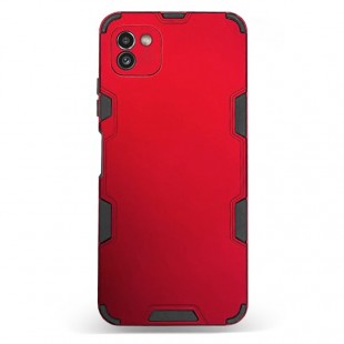 Husa spate pentru Samsung Galaxy A03 - Mantis Case Rosu / Negru