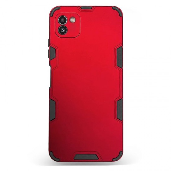 Husa spate pentru Samsung Galaxy A03 - Mantis Case Rosu / Negru