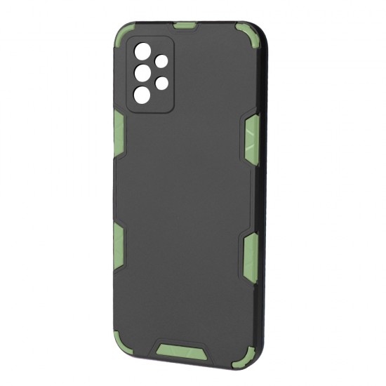 Husa spate Mantis Case pentru Samsung Galaxy A52 - Negru / Verde