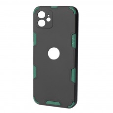 Husa spate Mantis Case pentru iPhone 12 - Negru / Vernil