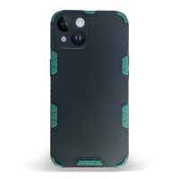 Husa spate pentru iPhone 14 - Mantis Case Negru / Vernil