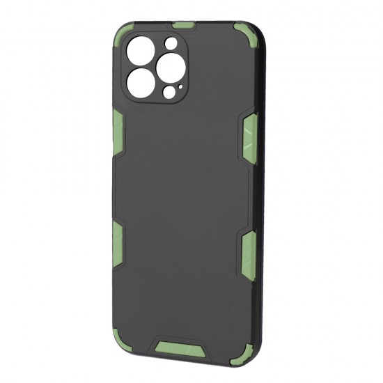 Husa spate Mantis Case pentru iPhone 14 Pro - Negru / Verde