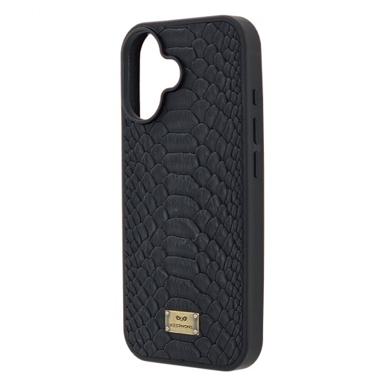 Husa spate pentru iPhone 17 Keephone Python - Negru