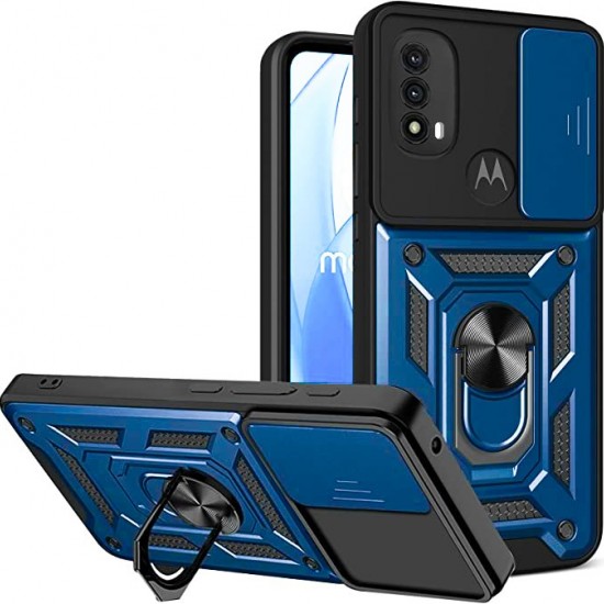 Husa spate Slide Case pentru Motorola Moto E20 - Albastru Deschis