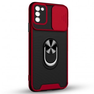 Husa spate pentru Samsung Galaxy A03S - Slide Case Rosu