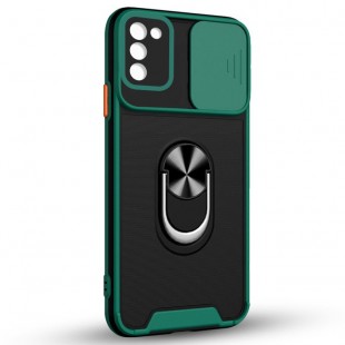 Husa spate pentru Samsung Galaxy A03S - Slide Case Verde