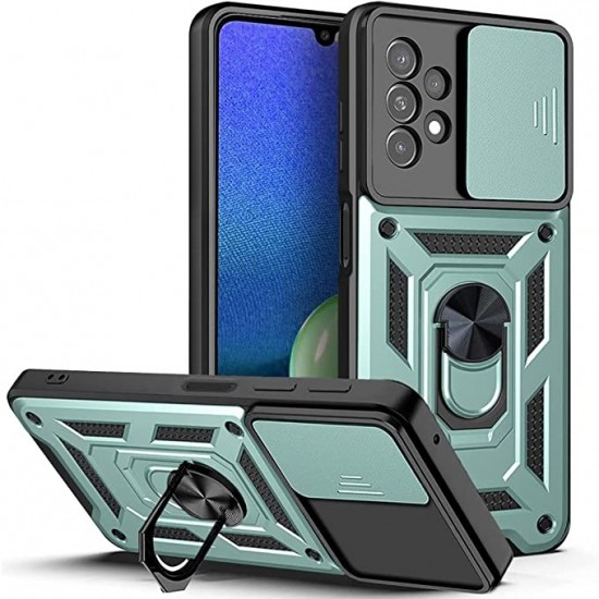 Husa spate pentru Samsung Galaxy A13 - Slide Case Vernil