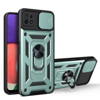 Husa spate pentru Samsung Galaxy A22 5G - Slide Case Vernil